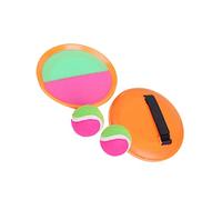FIXOSHEE Orange Catch Boards and Soft Balls Paddle Tennis Set Toss and Catch Ball Game for Families Safe Interactive Parents Outdoor Sports Props Random Color