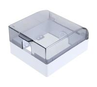 FIXOSHEE Outdoor Electrical Box Cover Type Socket Protector for Bathroom Kitchen Clear Visual Access Moisture Resistant Switch Guard Wall-mounted Receptacle Case