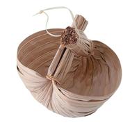 FIXOSHEE Palm Leaf Dessert Bowl Southeast Asian Style Handwoven Smoothie and Salad Bowl Lightweight Fruit Serving Dish for Buffet and Breakfast