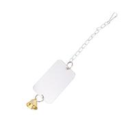 FIXOSHEE Parrot Cage Birdcage Small Mirrors for Bird Cages Parakeets Garden Mirror Parrots Hanging with Bell