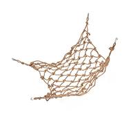 FIXOSHEE Parrot Climbing Net Durable Hemp Rope Play Gym with Hanging Buckles for Parakeets Budgies and Macaws Large Climbing Accessory for Physical Activity and Mental Health