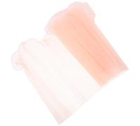 FIXOSHEE Pearl Wave Mesh Flower Wrapping Paper with Corrugated Edge Semitransparent Breathable Bouquet Packaging for DIY Crafts Wedding Birthday Halloween Party Floral Supplies