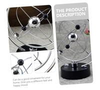 FIXOSHEE Perpetual Motion Decor Metal Celestial Movement Science Orbital Desktop Ornament for Office Home Decoration with Unique Kinetic Physics Design