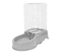 FIXOSHEE Pet Water Dispenser and Cat Feeder Bowl Gravity-activated Automatic Pet Water Fountain for Cats and Dogs Stable Gray Suitable for Home Use