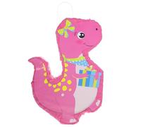 FIXOSHEE Pink Dinosaur Pinata Hanging Candy Game Decoration for Birthday and Party Celebrations, Novelty Dinosaur Pinata Decor for and Adults