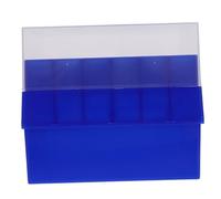 FIXOSHEE Plastic Cryogenic Storage Box with Multi-compartment for Microcentrifuge Tubes Freezer Storage Organizer for Laboratory Sample Management and Testing