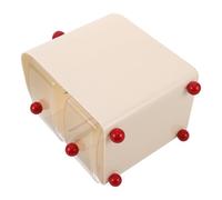 FIXOSHEE Plastic Desk Organizer with Drawers, Desktop Storage Box with Bow, Multi-layer Pen Holder for Office and Home Desk Accessories, Tabletop Storage for Stationery and Jewelry