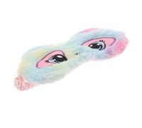 FIXOSHEE Plush Cartoon Eye Mask for Adults Soft Comfortable Sleep Mask with Cute Big Eyes Design for Travel Nap and Night Use Suitable for Boys
