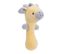 FIXOSHEE Plush Handheld Animal with Sound for Boy Girl Newborns Soft Squeeze Sensory Rattle to Develop Grip Strength and Encourage Exploration in Playrooms and Nurseries