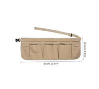 FIXOSHEE Polyester Electrician Waist Pouch with Adjustable Belt Multifunctional Tool Storage Organizer for Hardware Electrical Tools and DIY Projects Heavy Duty Wear Resistant Utility Work
