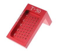 FIXOSHEE Portable Aluminum Alloy Woodworking Ruler T-shape Measuring Tool for Carpenters and DIY Lightweight Marking Gauge for Precision Carpentry and Construction Tasks