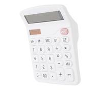 FIXOSHEE Portable Basic Calculator for Office and School Use Lightweight Abs Material Calculating Tool for Students Office Workers and Daily Calculations