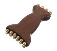 FIXOSHEE Portable Facial Massager with Brass Beads Face and Neck Sculpting Tool for Skin Lifting and Contouring Handheld Gua Sha Body Massage Device for Women Travel-Friendly Wellness Aid