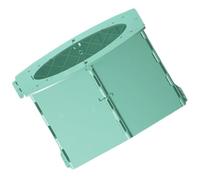 FIXOSHEE Portable Folding Toilet for Travel and Car Use Lightweight Foldable Potty Seat in Green Eco-Friendly PP Material Stable and Odorless for Outdoor and Indoor Potty Training