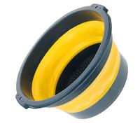 FIXOSHEE Portable Folding Wash Basin Thickened Multipurpose Washbasin for Face Feet Laundry Space-Saving Collapsible Basin for Home Dormitory Yellow Mini