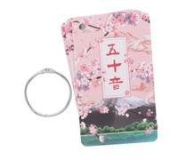 FIXOSHEE Portable Japanese Alphabet Flashcards Ring Bound Deck for Beginners and Adults Hiragana Katakana Learning Cards for Quick Mastery Language Study Tool for Memory Reinforcement