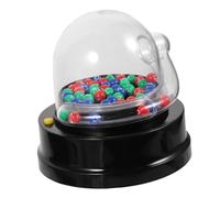 FIXOSHEE Portable Lottery Machine with Transparent Fair Design Game Prop for Cafes Nightclubs and Recreational Activities Lightweight with Colored Balls