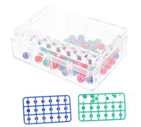 FIXOSHEE Portable Manual Lottery Machine with Balls Transparent Fair Draw Game Prop for Party Fun Lightweight Small for Easy Carrying Suitable for Bingo Raffles and Housie Games