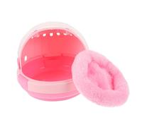 FIXOSHEE Portable Parrot Travel Carrier Cage with Soft Nest Pad Lightweight Pet Accessory for Birds and Conures Clean Bird Carrier Bag for Safe Outdoor Transport