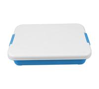 FIXOSHEE Portable Plastic Sand Tray with Lid Small Lightweight Sandbox Storage Box for Outdoor Play and Organization Large Capacity Design for and Craft Supplies