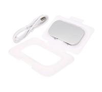 FIXOSHEE Portable USB Wipe Warmer with Even Heating Soft Tissue Heater for Diaper Changing Compatible with Power Bank and Car Charger Convenient Warm Wipes for Home and Travel
