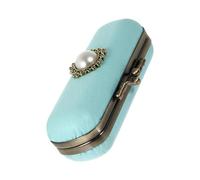 FIXOSHEE Portable Vintage Lipstick Case with Mirror for Women Single Lipstick Storage Box in Light Blue Textured Design Secure Cosmetic Organizer for Travel Camping and Giving