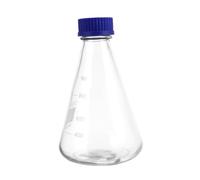 FIXOSHEE Professional Glass Conical Flask with Clear Graduations for Lab Experiments Chemistry Class Use Reusable Glassware for Accurate Measurement in School Laboratory