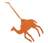 FIXOSHEE PU Camel Pendant Bag Charm Hanging Decor Cute Small Keychain for Handbags Multi-purpose PU Leather Animal Ornament Middle Eastern Style Bag Accessory