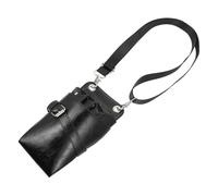 FIXOSHEE PU Leather Barber Scissors Pouch Large Capacity Multi-Pocket Waist Bag for Hairdressers Professional Hairdressing Tool Organizer with Smooth Stitching Suitable for Men and Women
