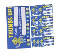 FIXOSHEE Punch Cards for Classroom Reward Cards 250pcs Multifunctional Cartoon for Student Behavior Motivation and Teaching Awards in Schools