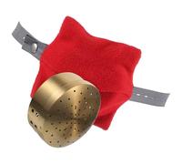 FIXOSHEE Pure Copper Moxibustion Box 2pcs Set with Screw Cap Anti-Scald Moxa Therapy Tank Portable Moxibustion Burner for Home Use Traditional Heat Pack Moxa Holder Random Color