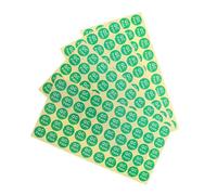 FIXOSHEE Qcpass 20mm Qc Passed Adhesive Quality Control Stickers, 750pcs Small Round Self-Adhesive Labels for Inspection, Packaging, and Office Use