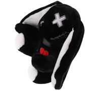 FIXOSHEE Rabbit Doll Stuffed Animal Giant Stuffed Bunny Halloween Rabbit Doll Novelty Bunny Pp Cotton Black