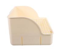 FIXOSHEE Rabbit Potty Large Square Pet Toilet Bunny Litter Box Washable Cage Trainer Potty for Guinea Pig Hamster
