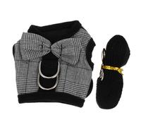 FIXOSHEE Rabbit Suit Harness Vest Leash, Breathable Outdoor Small Pet Bunny Vest Harness for Walking and Jogging, Size m