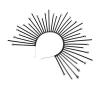 FIXOSHEE Radiant Crown Headband Goddess Light Headpiece Costume Headband for Lady Princess Crown