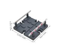 FIXOSHEE Railway Train Road Block DIY Model Track Barrier for Abs Material Railing Accessory Realistic Miniature Decor for Creative Play and Critical Thinking Development