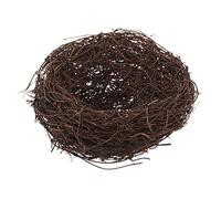 FIXOSHEE Rattan Bird Nest Handmade Decorative Birds Nest for Crafts Simulated Garden Ornament and Photography Prop for Weddings Holidays and Moss Landscape Decor