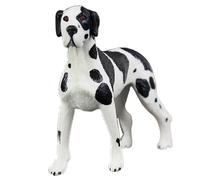 FIXOSHEE Realistic Dalmatian Dog Model for Educational Plastic Figure Miniature Ornament for Home Garden Tabletop Decor and Cognitive Learning