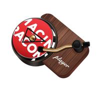 FIXOSHEE Record Player Shape Car Air Freshener with 3 Fragrance Tablets, Car Vent Aromatherapy Diffuser Clip, Automobile Aroma Clip for Interior Decoration and Air Freshening