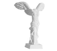 FIXOSHEE Resin Winged Victory Goddess Statue Roman Figurine for Home Living Table Decor Abstract Wing Sculpture Artistic Ornament for Shelf Display