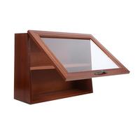 FIXOSHEE Retro Desktop Cup Organizer Box Small Sundries Storage Holder for Cosmetics Tea Set Jewelry and Stationery Home Countertop Shelf for Neat Arrangement