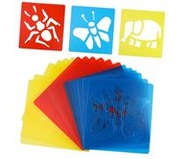 FIXOSHEE Reusable Large Animal Painting Stencils Pet Craft Templates with Dinosaur Butterfly Snail Designs for Wall Floor Paper Art Projects Easy to Clean and Versatile