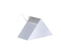 FIXOSHEE Right Angle Prism 10x10x10mm Optical Glass Educational Science Teaching Experiment Tool for Optics and Physics Learning
