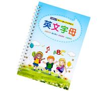 FIXOSHEE ’s Writing Practice Board with Groove Copybook for English Letters, Sky-blue Calligraphy Handwriting Aid for Preschool and Primary Students, Multi-style Writing Practice Tool