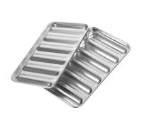 FIXOSHEE Sausage Baking Mold Non-Stick Kitchen Cooking Tray for Steaming and Oven Use Easy to Clean DIY Hot Dog Maker for Homemade Sausages and Vegan Loaf Random Color Random Color