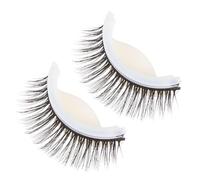 FIXOSHEE Self Adhesive False Eyelashes Lash Glue Fake Eyelashes with Glue Natural False Lashes Kiss