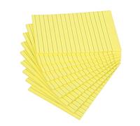 FIXOSHEE Self Stick Lined Note Pads Each High Adhesion with Ruled Paper for Students Office Classroom Essentials Legal Pad Alternative