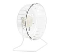 FIXOSHEE Silent Hamster Running Exercise Wheel with Stand Ultra Quiet Rodent Spinner for Hamsters Mice Gerbils Safe Pet for Stress Relief and Physical