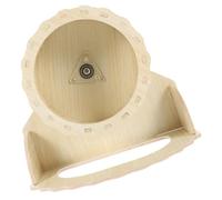 FIXOSHEE Silent Running Hamster Wheel with Stand for Hedgehogs Guinea Pigs Chinchillas Gerbils Quiet Exercise for Small Pets Stress Relief and Cage Chewing Prevention